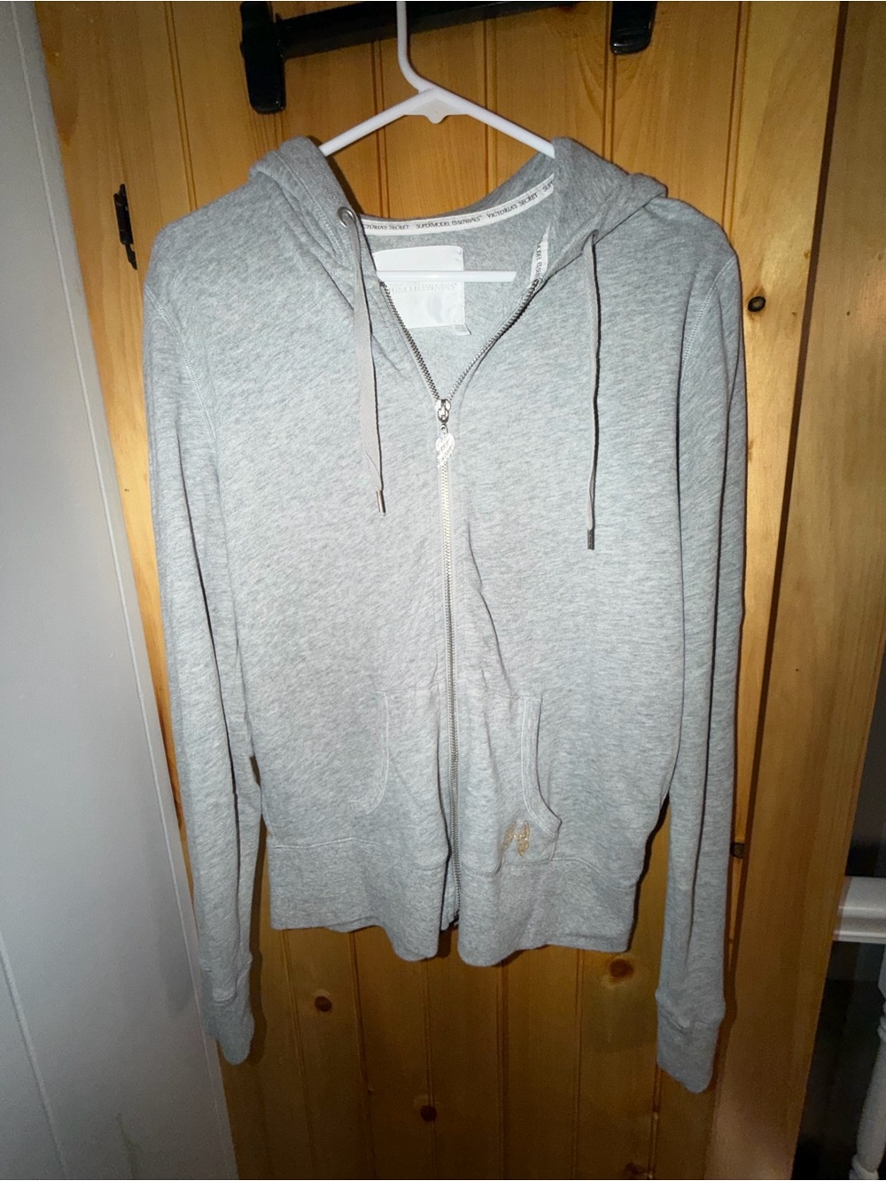 Y2K Victoria’s secret Supermodel Essentials Bling Hoodie-Womens Size Large